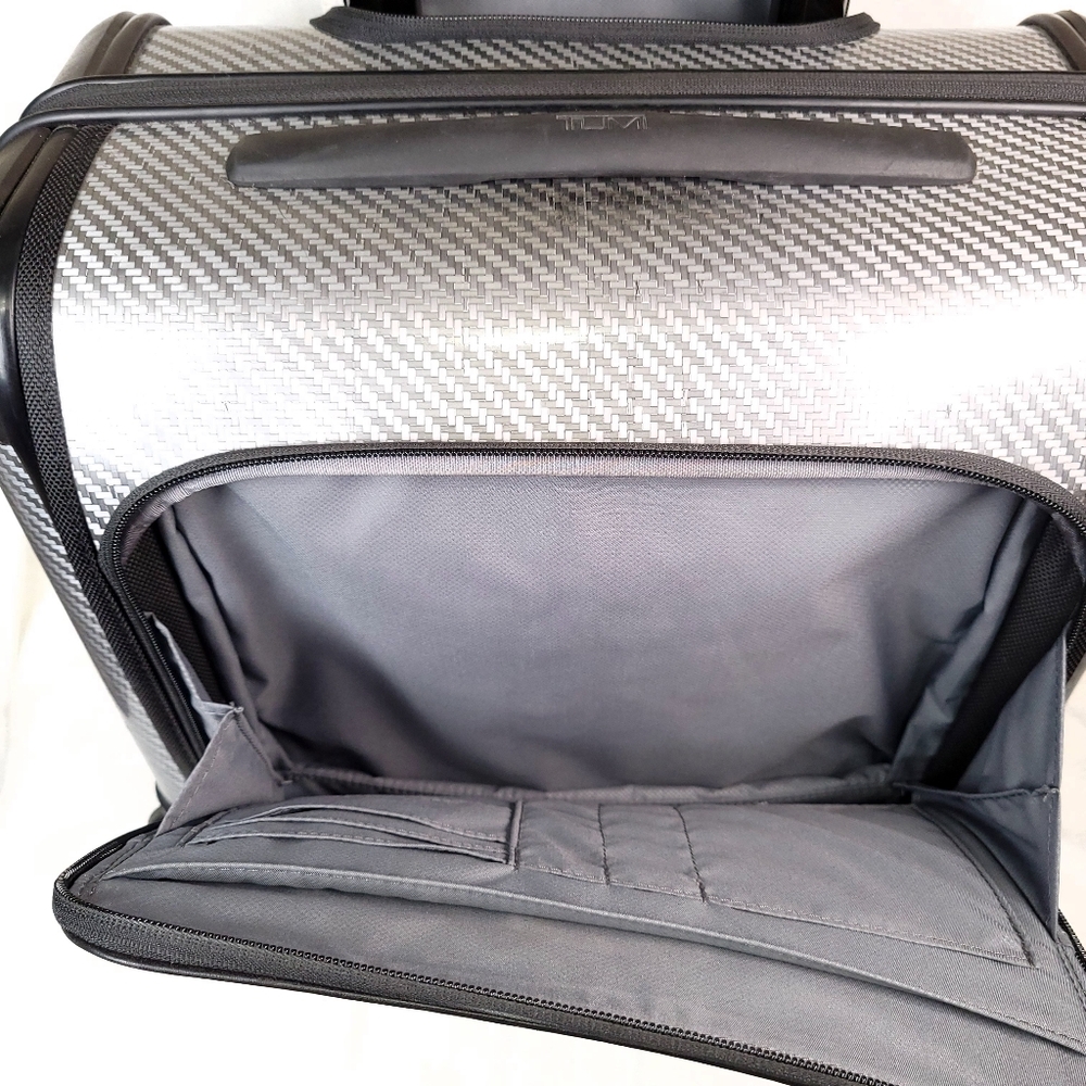 Tumi Graphite and Black Carry-On Luggage - Picture 3 of 16